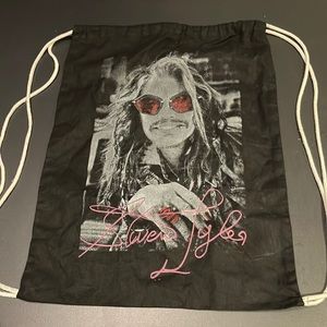 Steven Tyler draw string bag.